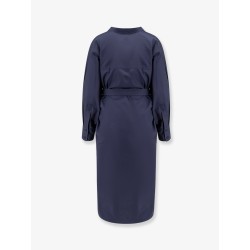 Cotton dress with belt