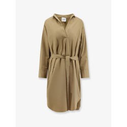 Cotton dress with belt