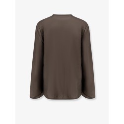 Mandarin Closure Silk Top