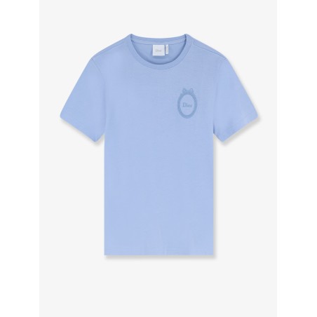 Cotton T-shirt with Dior Medallion embroidery