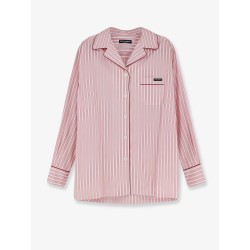 Striped Cotton Pajama Shirt