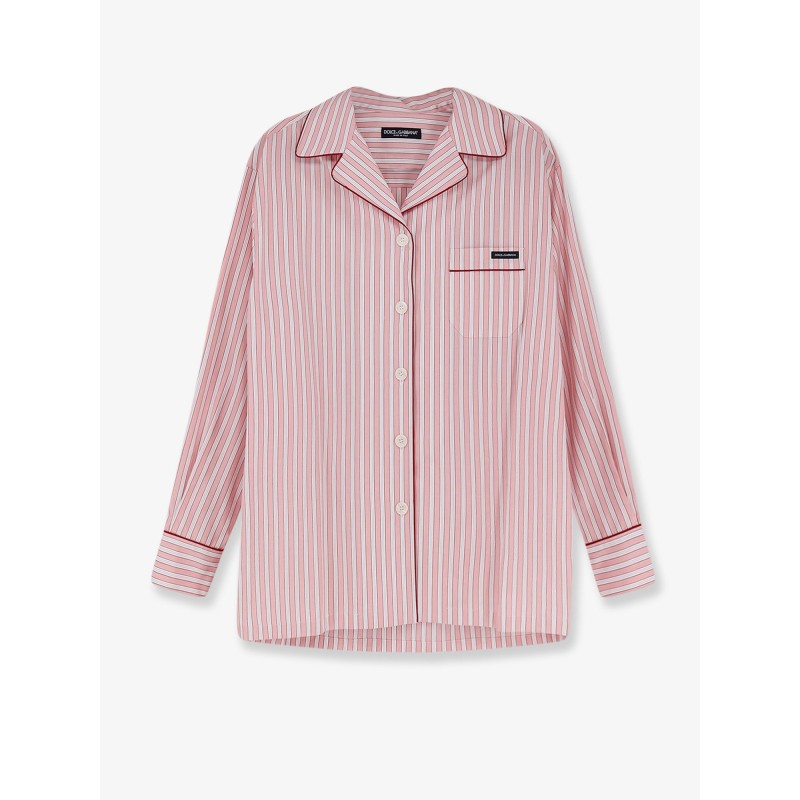 Striped Cotton Pajama Shirt
