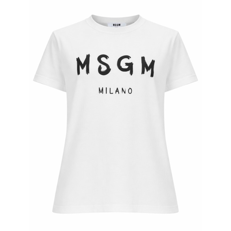 T-SHIRT CON LOGO PENNELLATO