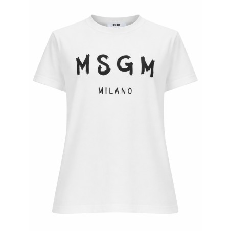 T-SHIRT CON LOGO PENNELLATO