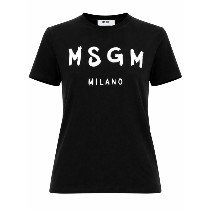 T-SHIRT CON LOGO PENNELLATO