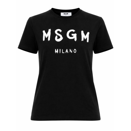 T-SHIRT CON LOGO PENNELLATO