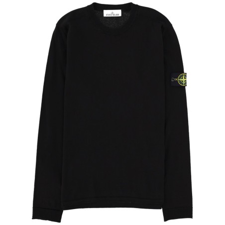 MAGLIA IN COTONE CON PATCH LOGO