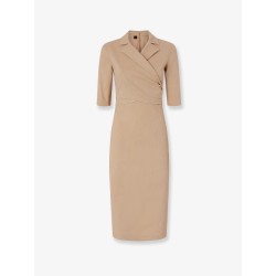 Allyson stretch linen and viscose dress