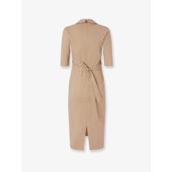 Allyson stretch linen and viscose dress