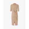 Allyson stretch linen and viscose dress