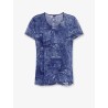 Kasia t-shirt with denim print