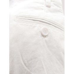 Cotton and linen shorts