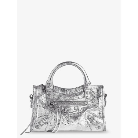 Le City Mini metallic leather crossbody bag