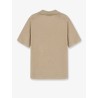 Linen and cotton blend polo shirt