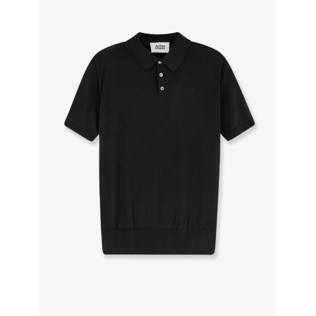 Cotton and silk blend polo