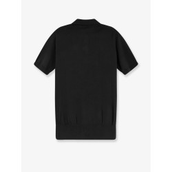 Cotton and silk blend polo