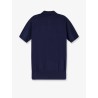 Cotton and silk blend polo shirt